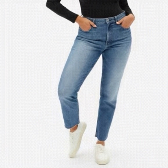 EVERLANE the curvy cheeky crop high-rise jeans - Picture 2 of 14